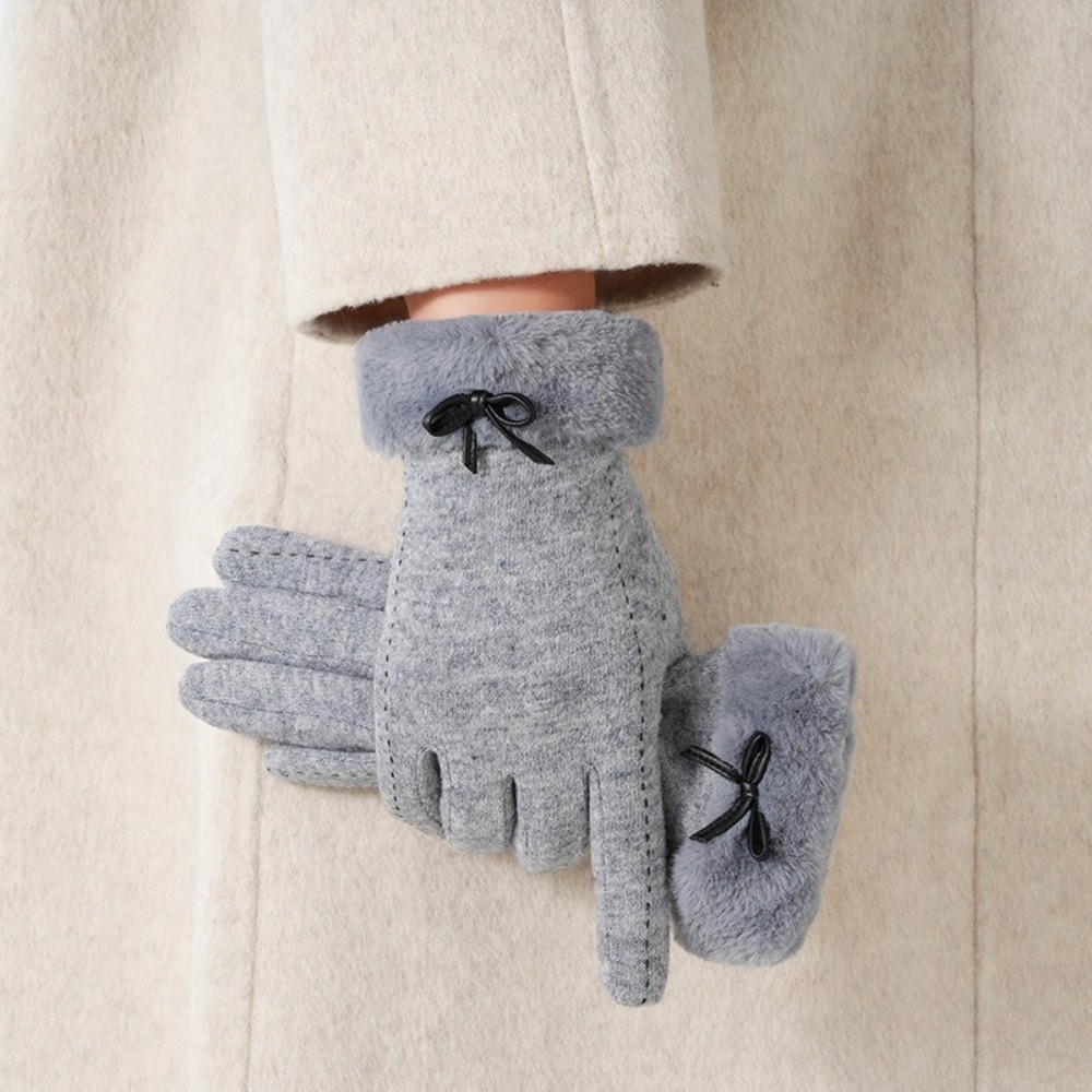 ถุงมือบุขนแกะเทียม ดีไซน์หนา ก - Wool Glove Lined บทวิจารณ์และราคา