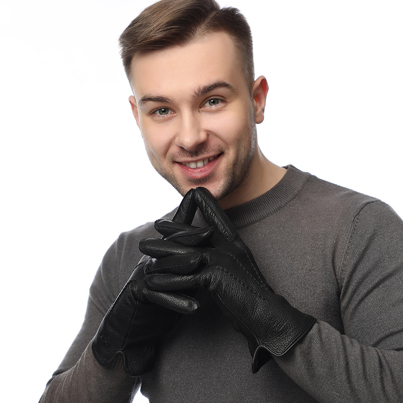 ถุงมือสำหรับผู้ชาย ทำจากหนังเท - Wool Glove Lined บทวิจารณ์และราคา